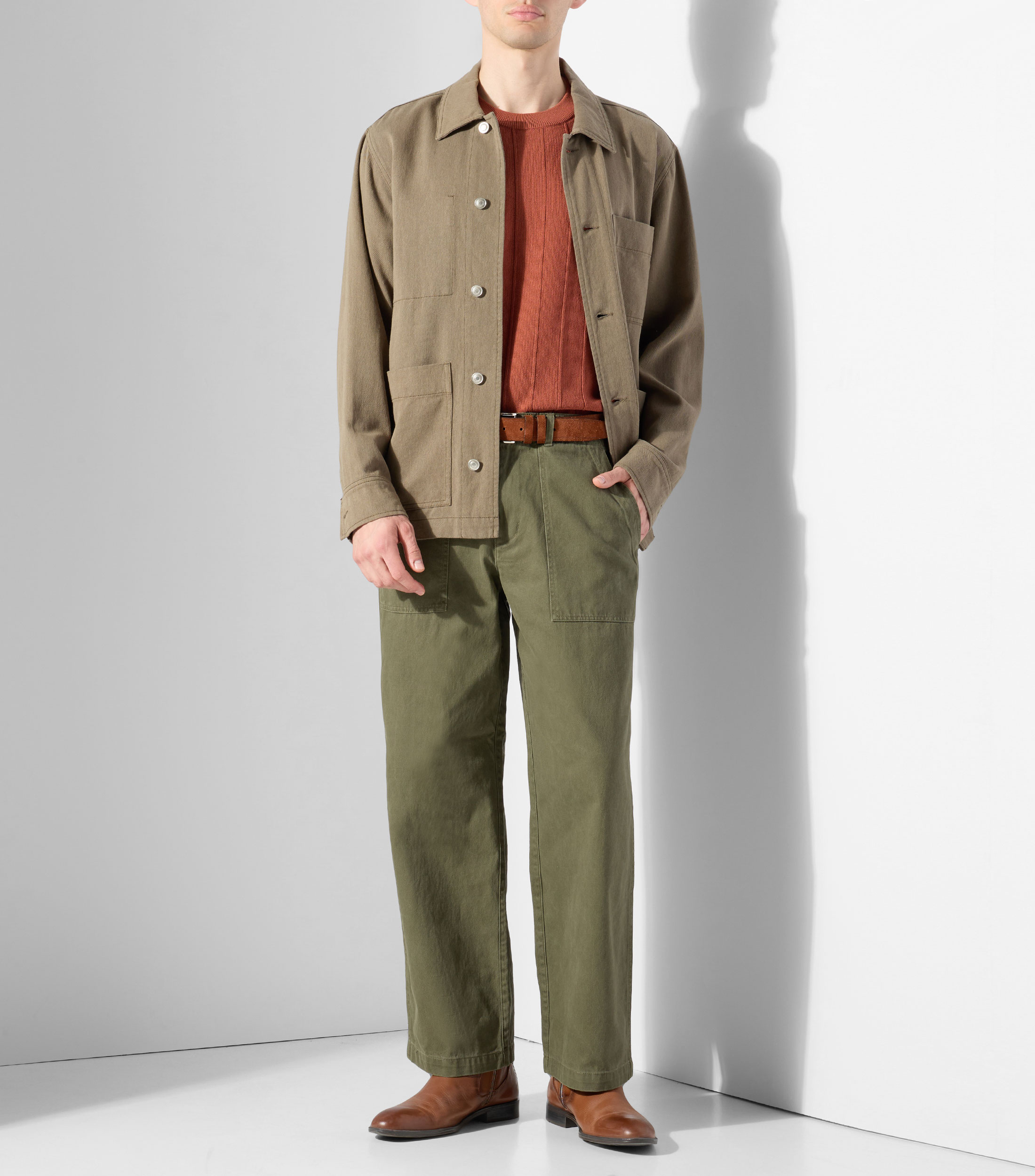 Sobrecamisa de mezclilla Hombre